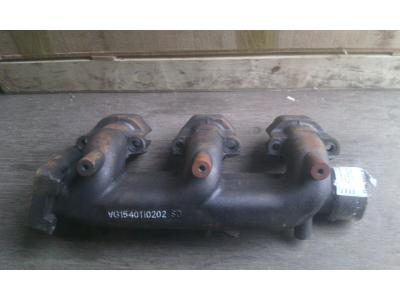 Коллектор выпускной задняя часть, двигатель WD615 H3 HOWO (ХОВО) VG1540110202 фото 1 Рязань