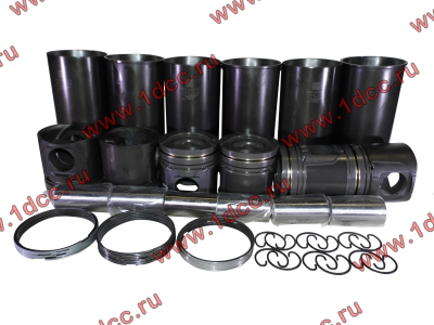 Поршневая группа WP12 (6 гильз, 6 поршней, 6 пальцев, комплект колец) SH SHAANXI / Shacman (ШАНКСИ / Шакман) WP12-SET фото 1 Рязань